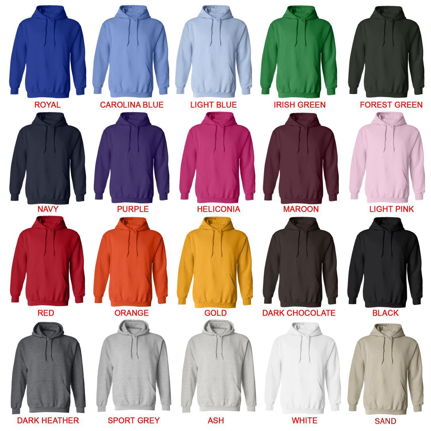 hoodie color chart - Undead Unluck Store