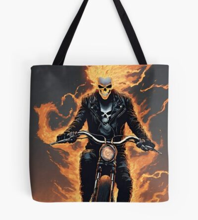 Undead Unluck Ghost Rider Tote Bag