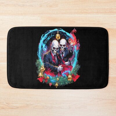Zombie Skullcap Undead Unluck Bath Mat