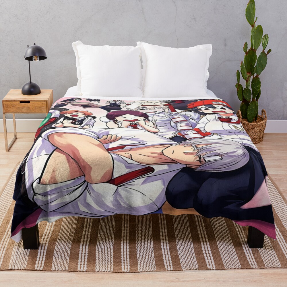Undead Unluck All In One Throw Blanket