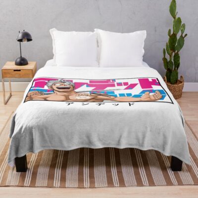 Undead In Japanese Throw Blanket