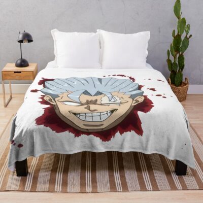 Undead Unluck Head Andy Throw Blanket