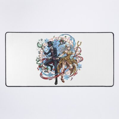 Zombie Christmas Undead Unluck Holiday Anime Style Fantasy Art Mouse Pad
