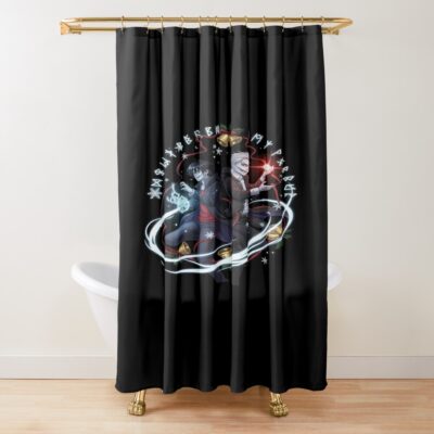Zombie Fan Art Undead Unluck Shower Curtain