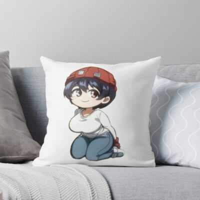 Undead Unluck Chibi Fuuko Izumo Throw Pillow