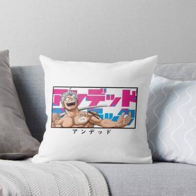 Undead In Japanese Throw Pillow